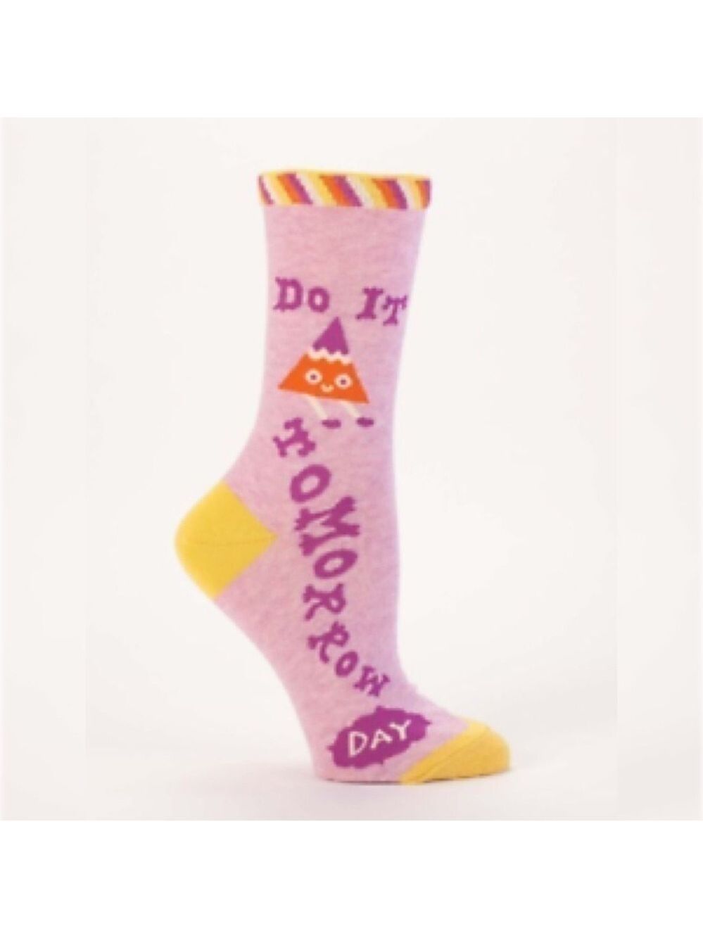 DO it Tomorrow Day Women’s panoramic print crew socks